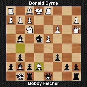 Game of the Century | Donald Byrne vs. Bobby Fischer | Memorial Rosenwald (1956)