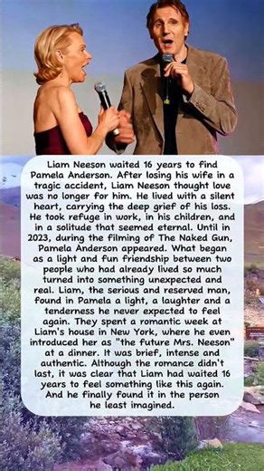 16 Years After Losing His Wife, Liam Neeson Opened His Heart Again #inspiration #liamneeson