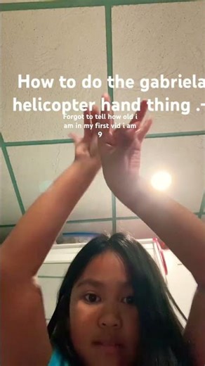 How to do the gabriela helicopter hand thingg