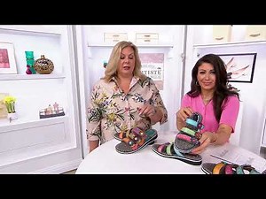 Spring Step Leather Multi-Strap Slide Sandals Maryse on QVC