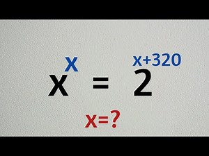 Hardest math problem in the world | Math olympiad | Algebra problem | Maths