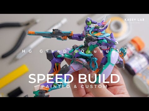 Speed Build – Painted & Custom | HG GFreD GQuuuuuuX | Advanced Customization Guide