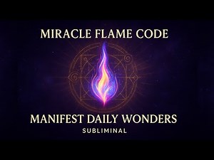 Miracle Flame Code: Manifest Daily Wonders | 𝐬𝐮𝐛𝐥𝐢𝐦𝐢𝐧𝐚𝐥 𝐞𝐱𝐩𝐞𝐫𝐢𝐦𝐞𝐧𝐭 [READ DESCRIPTION] 👁️⃤