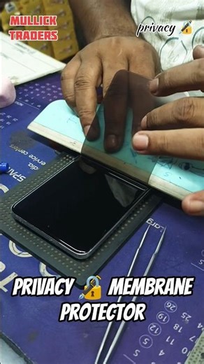 ￼￼Privacy matte🔏😱screen protector v50e #protector #privacy #v50e