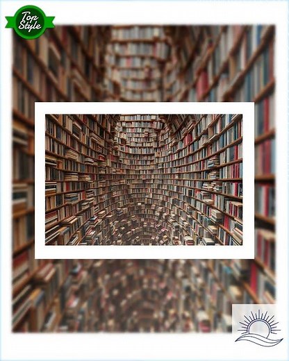 Optical Illusion Bookshelf Puzzle, 1000 Piece Jigsaw Gift
