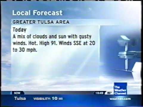 The Weather Channel IntelliStar 1 SD Local Forecast — 2008-06-02T10:48-0500 — Tulsa, OK