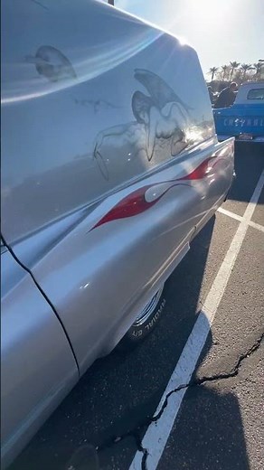 This custom hearse turned heads at the car show 🖤 #hearse #custom