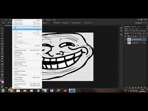 How To Make 'A Troll Face' Meme Brush With Photoshop HD