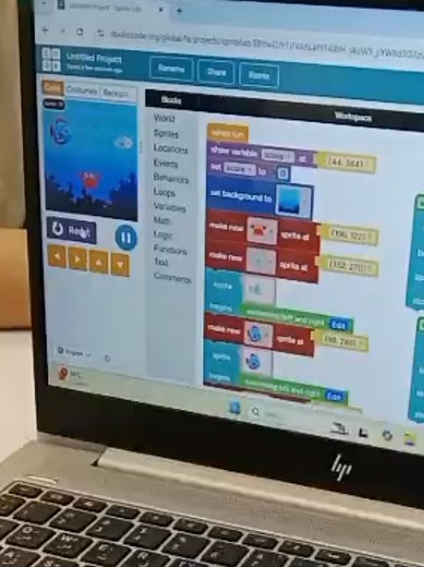 تعليم طالبة بسن اربع سنوات ونصف على موقع code.org لجميع المفاهيم البرمجية بالبلوكات وتطبيقها بمشروع مبسط #كودينج #مبرمج_المستقبل #ذكاء_اصطناعي #كودو #برمجة_للأطفال