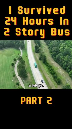 I Survived 24 Hours In 2 Story Bus #unspeakable #unspeakablegaming #survived #24hourchallenge #bus #survival #survivalgame #vlog #fyp