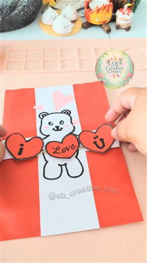 How to make an easy handmade DIY pop up Valentine's day card #diyvalentines #valentinesdaycards