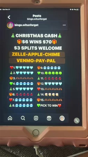 Unforgettable BINGO🤑 on Instagram: "7"