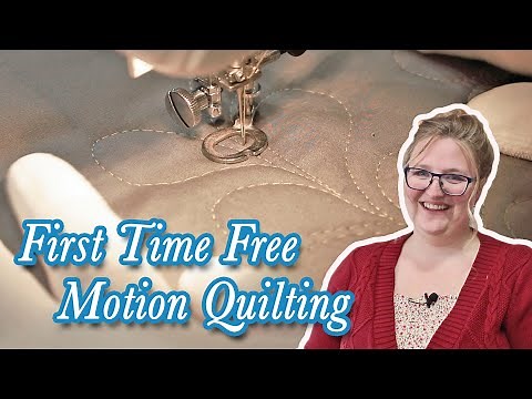 Trying Free Motion Quilting for the FIRST TIME || Janome HD5000 || Quilted Petticoat