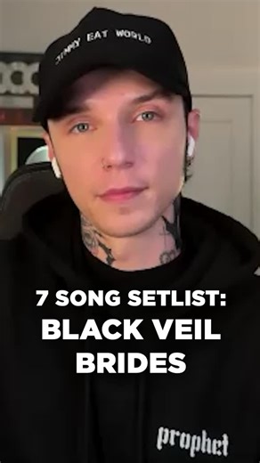 Rock Sound | Black Veil Brides’ Andy Biersack picks the essential live tracks for his 7 Song Setlist. Watch his full 7 Of 30 podcast interview on the... | Instagram