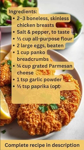 Air Fryer Panko Crusted Chicken Cutlets Recipe by What Shall I Cook