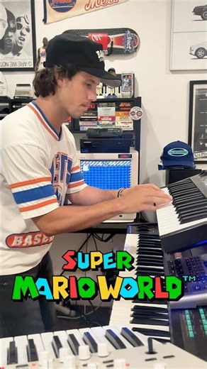 Super Mario World (SNES, 1990) - Bonus Game #synthesizer #retrogaming #synth