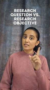 #10 Ep. 3 Research Question vs Research Objective | From Topic to Objective | Scholar's Mentor