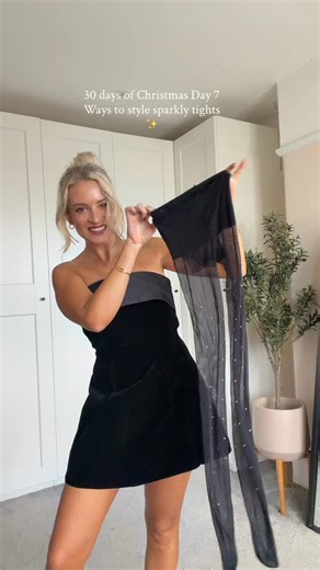 Helena Critchley 🕊🌎 on Instagram: "4 ways to style sparkly tights for different festive plans you might have coming up! ✨🪩🎄 Let me know your fave look in the poll, and you can comment LINKS as always to have the links sent straight to your DMs ❤️❤️ https://liketk.it/5xzrV"