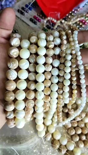 Shell Beads for DIY Jewelry Making 2mm-12mm Bracelet Accessories Natural Colour Manufactured by Shell Beads