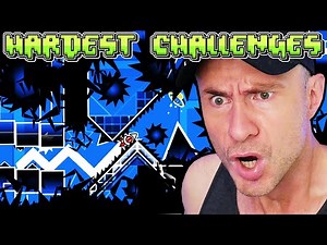 1 ATTEMPT on the TOP 100 HARDEST GEOMETRY DASH CHALLENGES