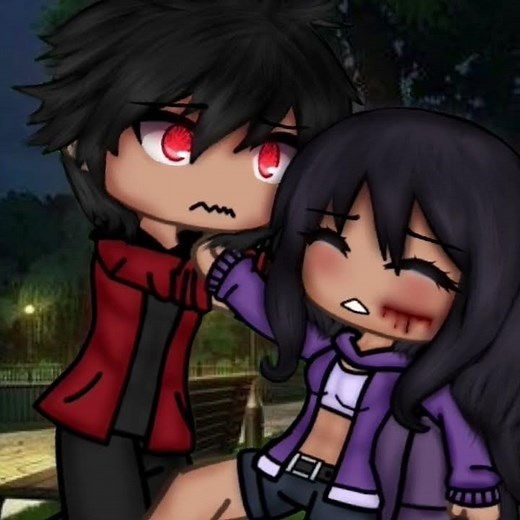 Headlock || Aphmau X Aaron💜❤ || Gacha Life