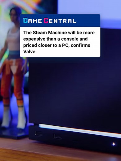 valve have not yet confirmed an actual price for the steam machine but in a video with linus tech tips where he got to chat with the dev team behind it, he claims valve told him that the machine's pricepoint will be closer to a PC rather than that of a console #valve #steam #steammachine #pcgaming #gaming