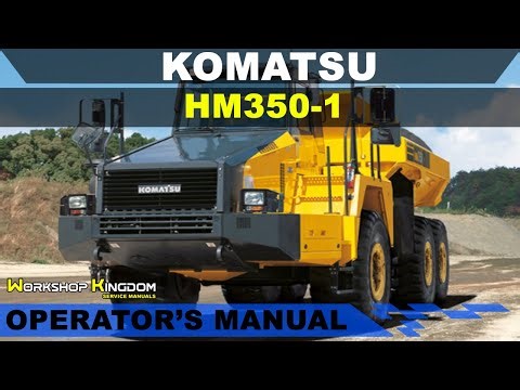 KOMATSU HM350-1 1126 AND UP Operator's Maintenance User Manual - ENGLISH - Download PDF