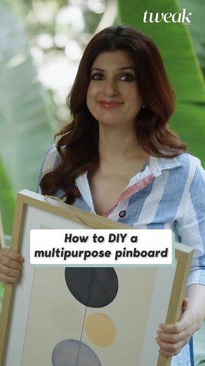 At Tweak, we love DIY ideas and desi jugaads. In this episode of Spacelift, Twinkle Khanna(@twinklerkhanna) shows how a simple frame and a bit of fabric can become the perfect space for your vision board. Click the link in bio to watch more ideas to makeover a small balcony. Do you have a decor hack? Share it with us in the comments below. #tweakshorts | Tweak India