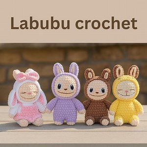 Smiling Bunny Crochet Pattern - Amigurumi Monster Bunny Tutorial (pdf file) - Etsy