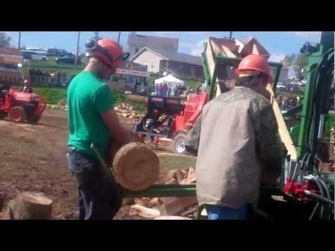 Woodbine "Green Monster" Wood Splitter from CRD Metalworks at Paul Bunyan Show