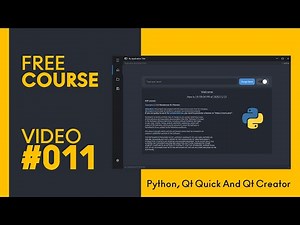 PYTHON and QT QUICK - Python With QTimer (Loop) And Boolean Slot - [MODERN GUI] - #Video011