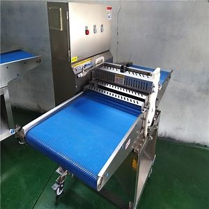 [Hot Item] Meat Slicing and Cutting Machine, Continuous Central Kitchen Fish Meat Cutting Machine