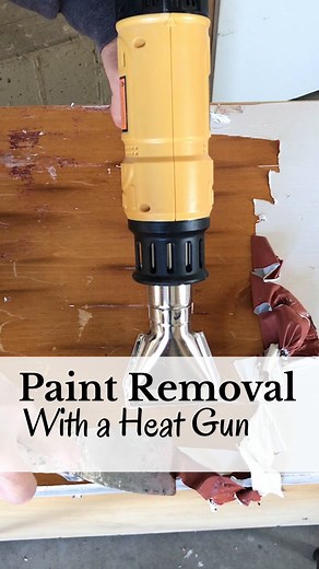 1.6K views | Do you need to remove paint from a piece of furniture but don’t want to spend hours sanding? A heat gun is a perfect alternative! It’s best when you need to remove thick layers of paint. So if you’re looking for an alternative to sanding for paint removal, try a heat gun. #paintremoval #paintinghacks #lifehacking #diyhacks #simpleediy | Simplee DIY | Facebook