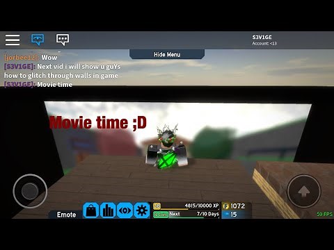 How to glitch through walls in FE2 roblox