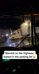 Remember it's not a race in the parking lot! Whether you're driving a big-rig or a small truck, always be cautious and watch out for other vehicles, cyclists, and pedestrians. Let's keep our parking lots accident-free and prioritize safety above everything else! 🚚💙 #SafetyFirst #TruckingSchoolTips #TruckingSchool 🎥nrvous.900 | CDL Career Now