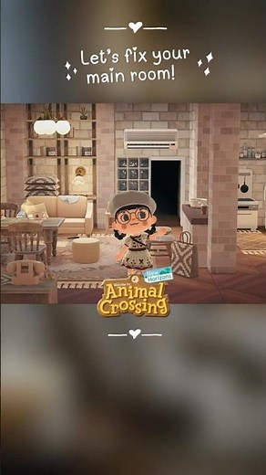 ACNH Main Room Glow-Up ✨ My Most Realistic Build Yet!