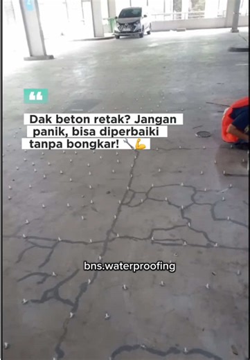 Solusi Retakan Dak Beton dengan Injeksi Nipple Plastik