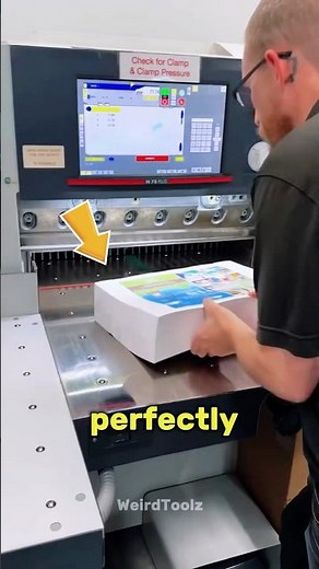 This Machine Cuts Books Perfectly 😵😱 #machine