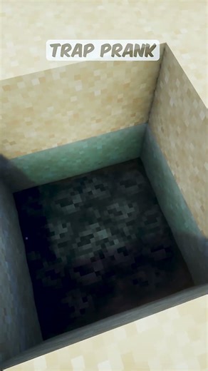 Minecraft Easy Trap Prank For Your Friends 😈 #minecraft #minecraftshorts #minecraftpranks
