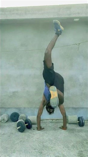 kaliman fight song with hand stand practice #viralvideo