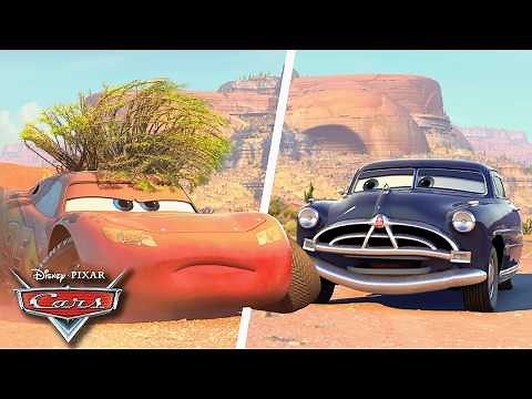 Lightning McQueen Ignores Doc Hudson’s Racing Advice! 😅🚗 | Pixar Cars | 4K | ‪@disneyjr‬