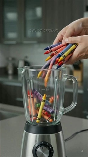 🎨 100 Color Crayons Crushed😱| Most Satisfying ASMR #Shorts