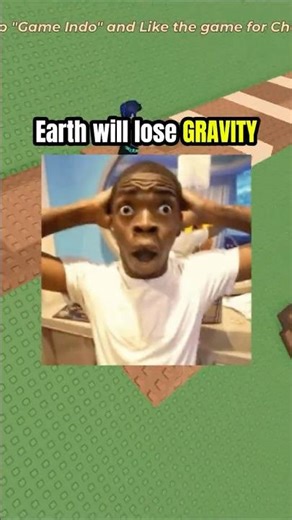 Earth is Losing its Gravity 😭 #roblox #shorts