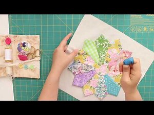 How to make a Dresden Plate templates Part 3/Dresden plate pattern make it easy/드레스덴 플레이트 패턴 만드는 방법.