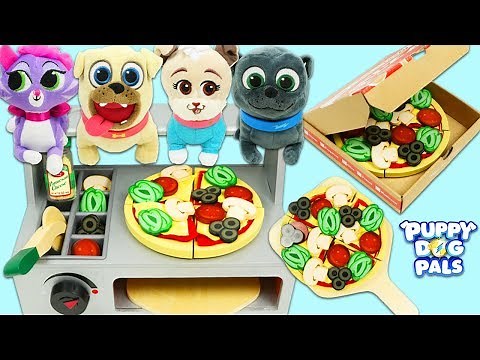 Disney Jr Puppy Dog Pals Bingo, Rolly, & Friends Have a Pizza Party!
