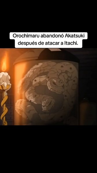 Orochimaru y su salida de Akatsuki tras enfrentar a Itachi