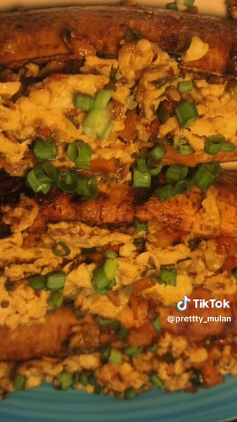 #CapCut Plantain takeover, fried to perfection with and egg-cellent twist ❤️🌹 #fyp #xyzbca #makegoviral