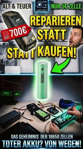 700€ Müll? Von wegen! 🔋 #diy #repair
