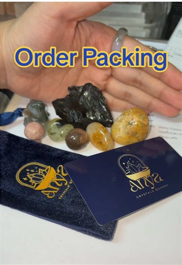 จัดออเดอร์หินกัน #acq_orderpacking #คริสตัล #หินมงคล #acqcrystalomakase #หินแท้