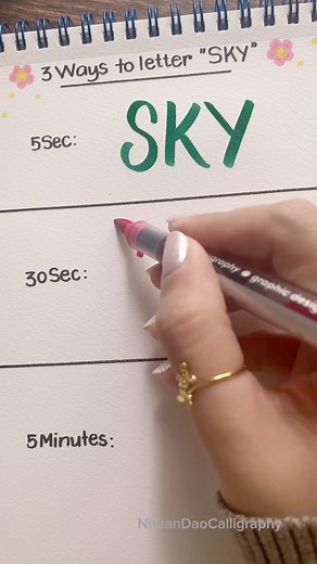 Which one is your favorite? . . Material: Karin brush pen, Pentel sign pen, Chrome marke . . . 🌟 And if you’re interested in learning this lettering style for yourself, I highly recommend The 21-Day Brush Lettering Workbook - A Simple, Step-By-Step Guide For Beginners With Techniques, Practice Pages, & Projects. You can find the link in my bio or visit https://bit.ly/3AVEwfw . . . #HandmadeCards #NhuanDaoCalligraphy #Calligraphy #letrabonita #apuntesbonitos #caligrafia #Happybirthday #BrushLett